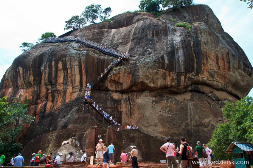 Sigiriya magiczna Lwia Skała na Sri Lance atrakcja Sri Lanki