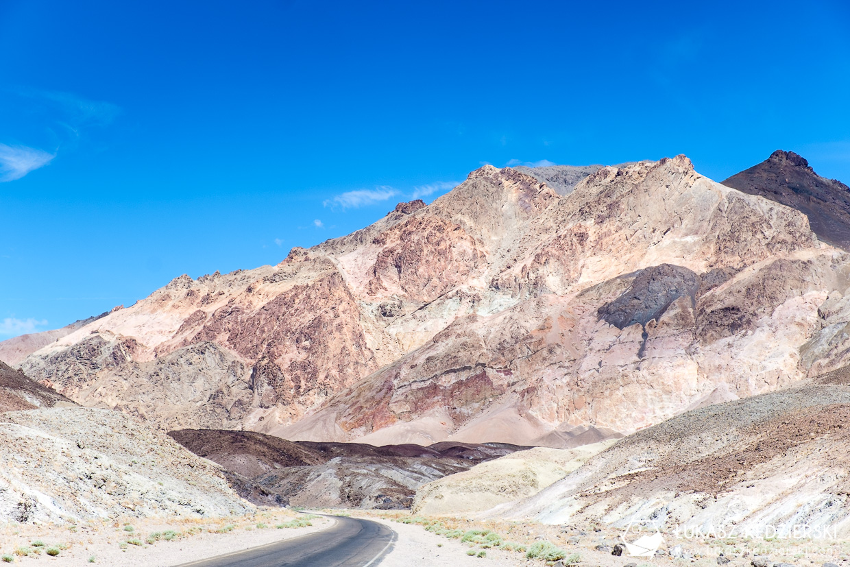 dolina śmierci artists drive scenic loop death valley np