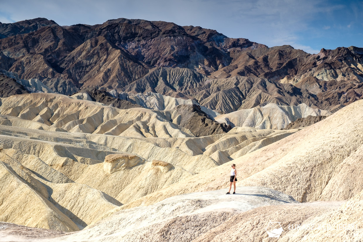 dolina śmierci death valley Zabriskie Point, 