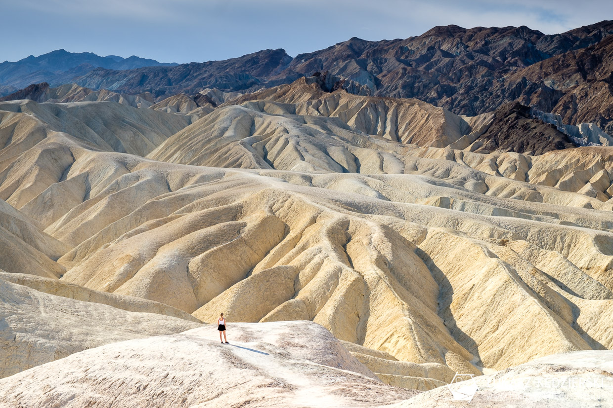 dolina śmierci death valley Zabriskie Point