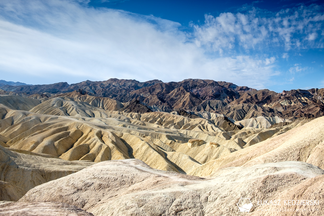 dolina śmierci death valley Zabriskie Point