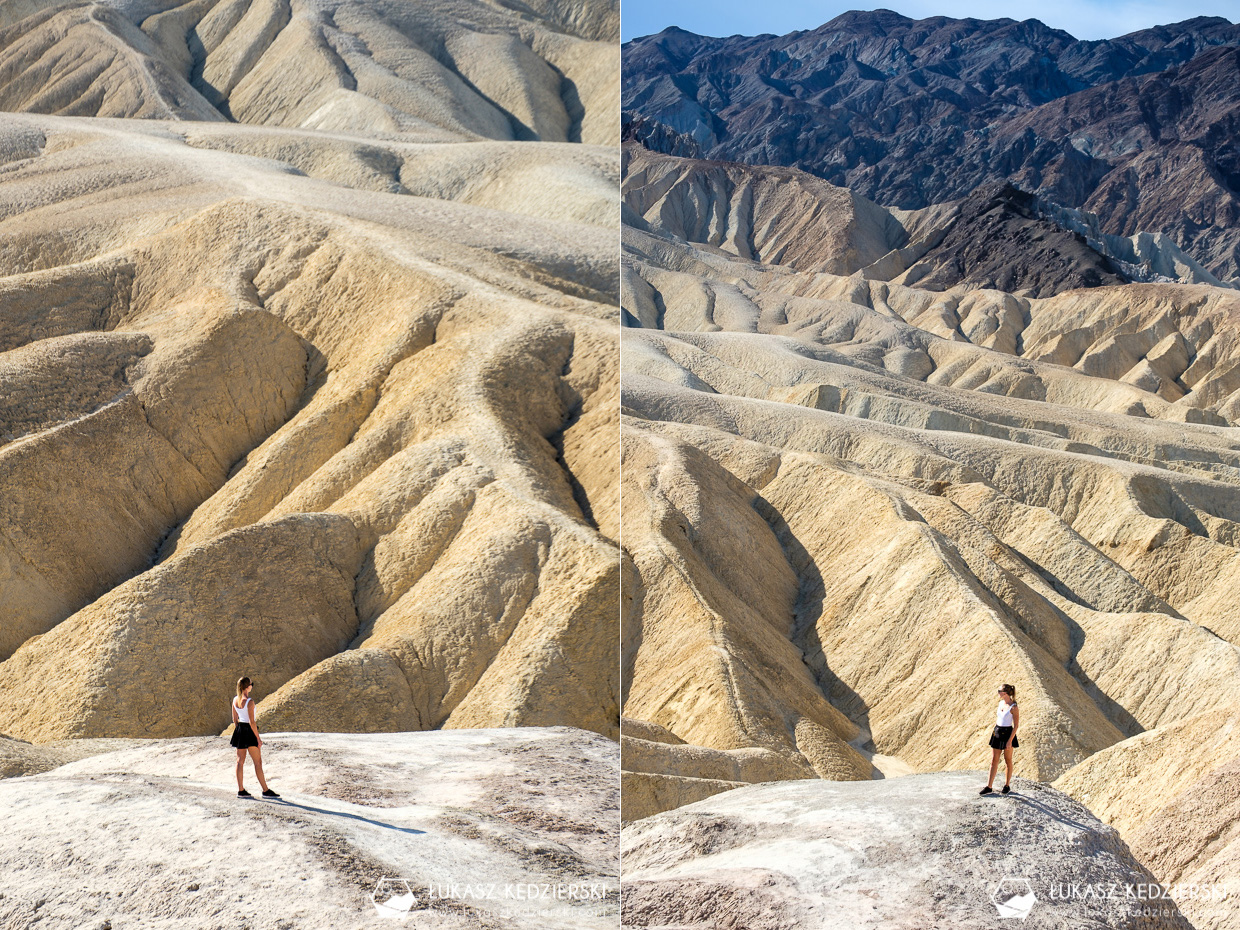 dolina śmierci death valley Zabriskie Point