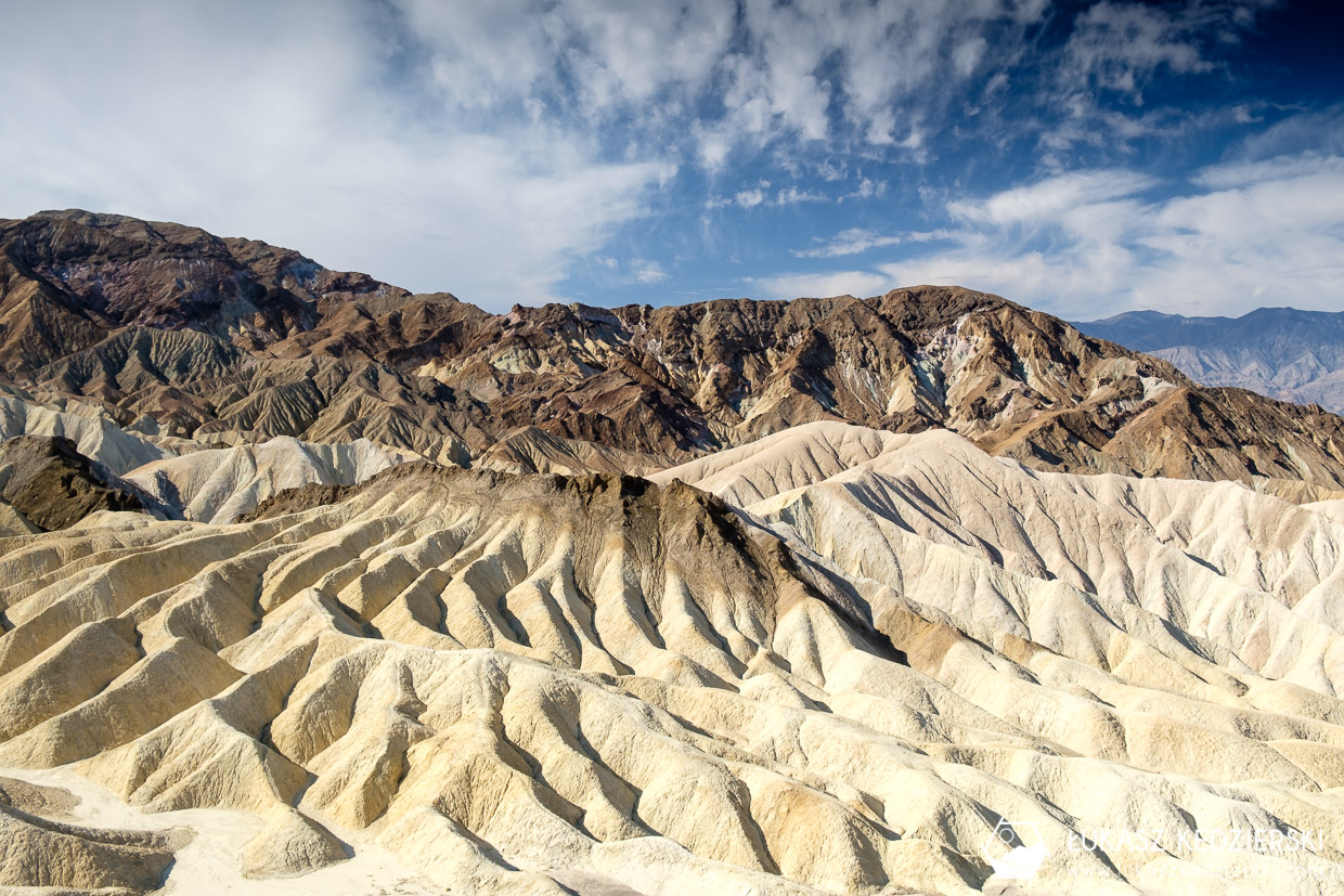 dolina śmierci death valley Zabriskie Point