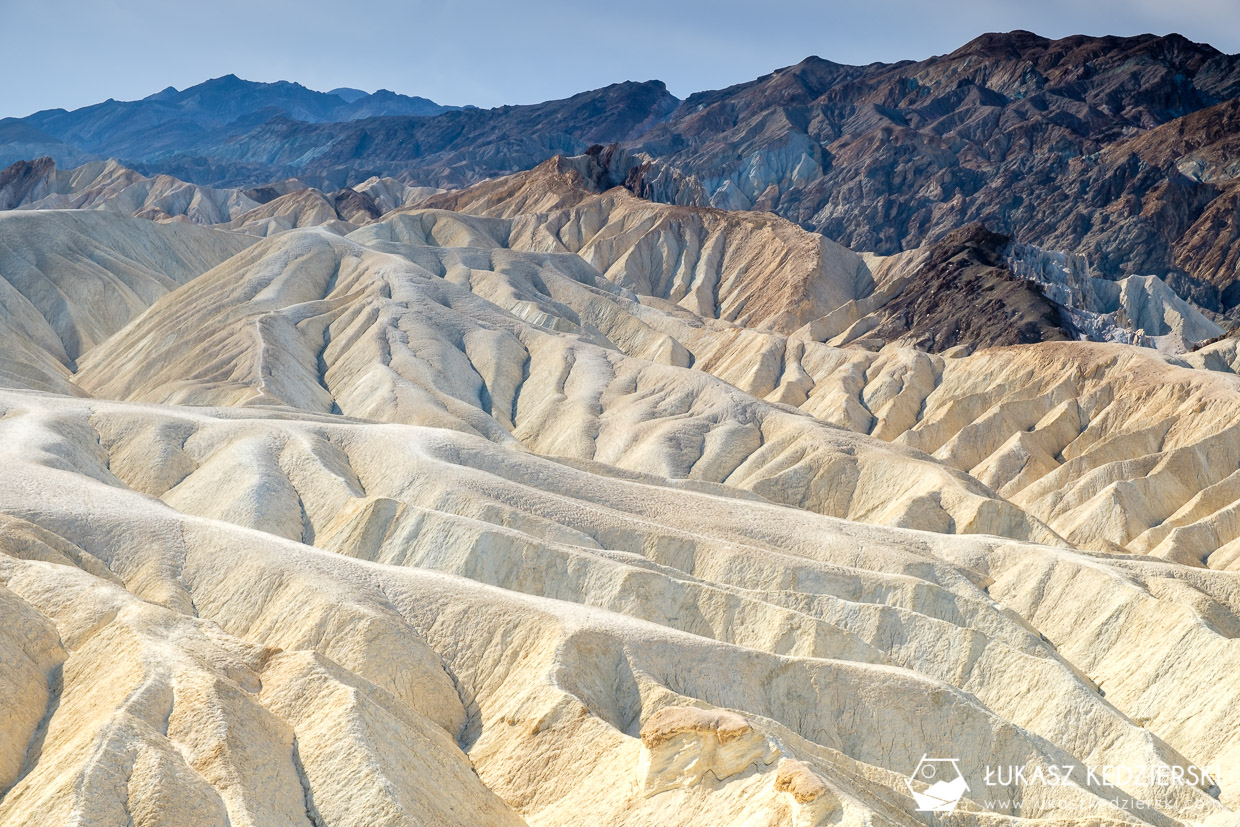 dolina śmierci death valley Zabriskie Point