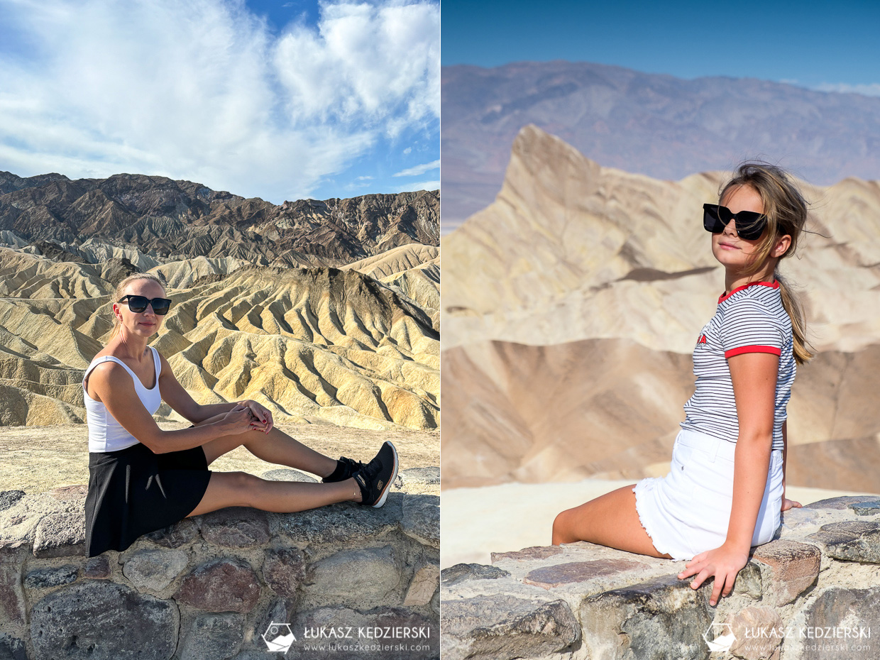 dolina śmierci death valley Zabriskie Point