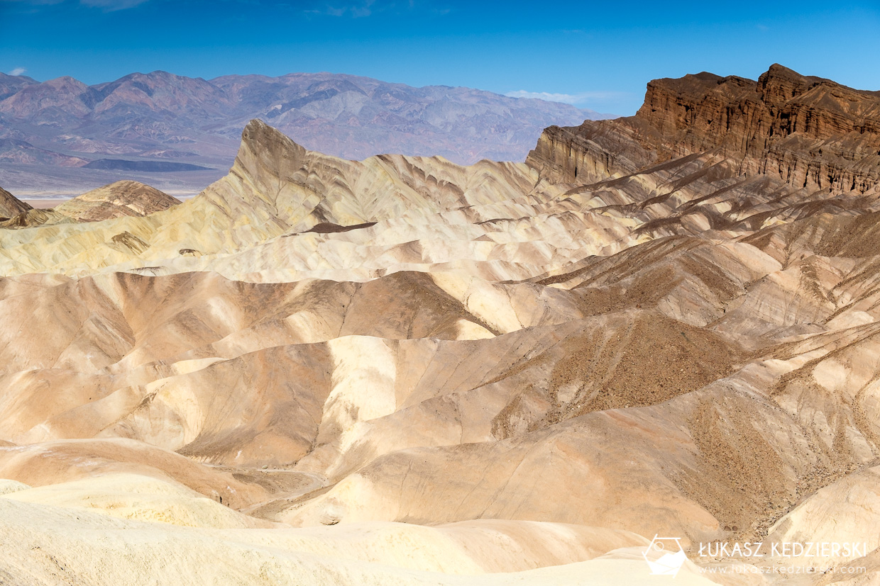 dolina śmierci death valley Zabriskie Point 