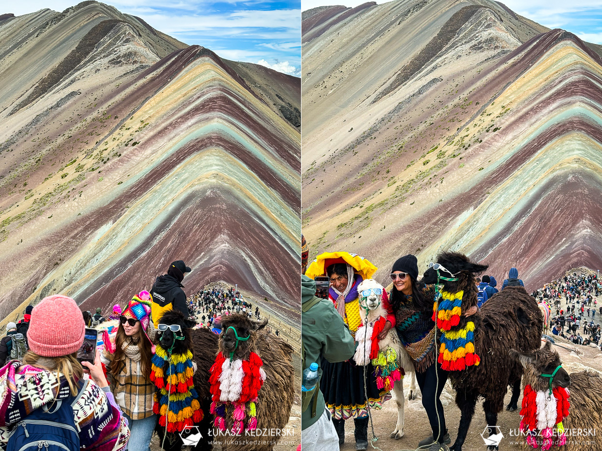 peru rainbow mountains vinicunca tęczowe góry